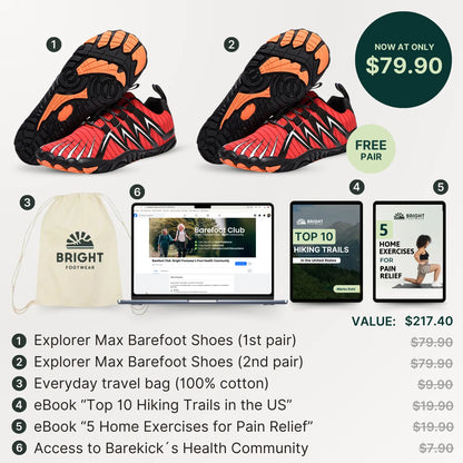 Explorer Max - Rutschfeste & ultraleichte Barfußschuhe (BOGO)